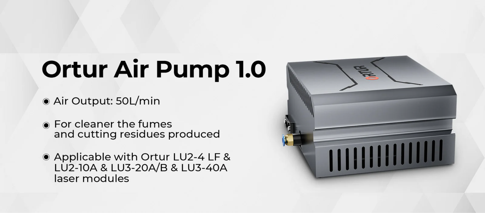 Ortur Air Pump banner