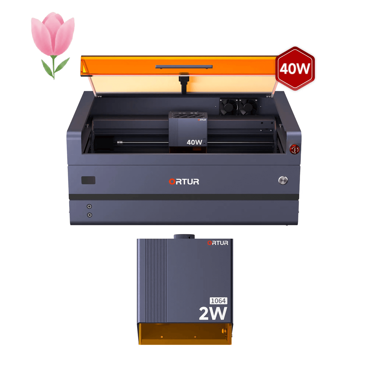 Ortur H20 Enclosed Laser Engraver & Cutter 40W + 2W IR