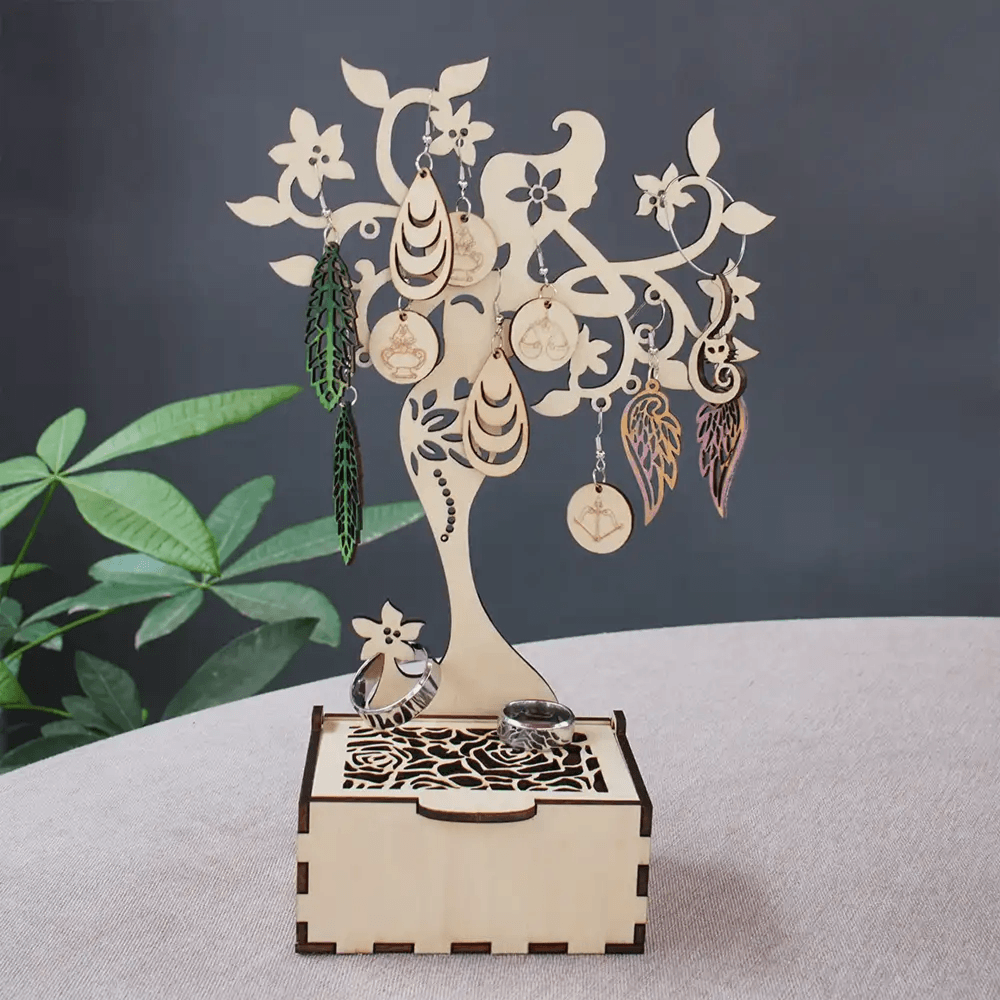 Ortur engraving jewelry stand