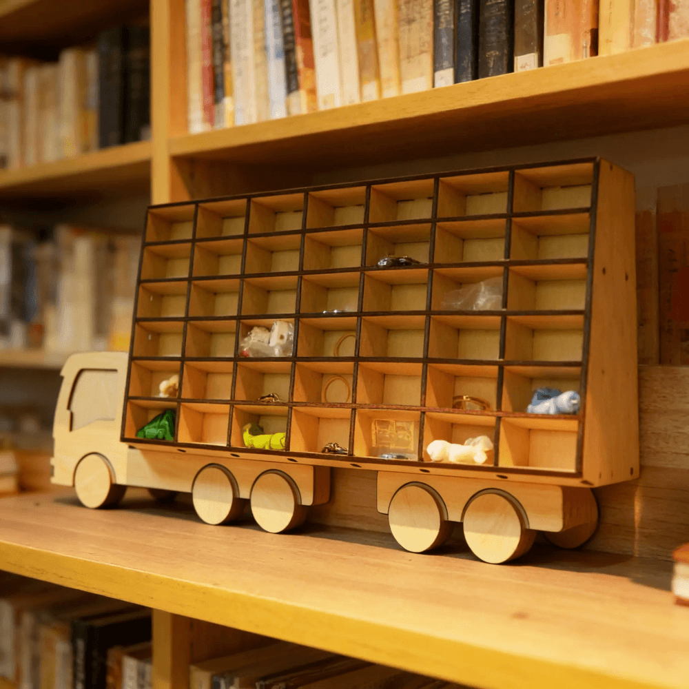 Ortur engraving toy car shelf