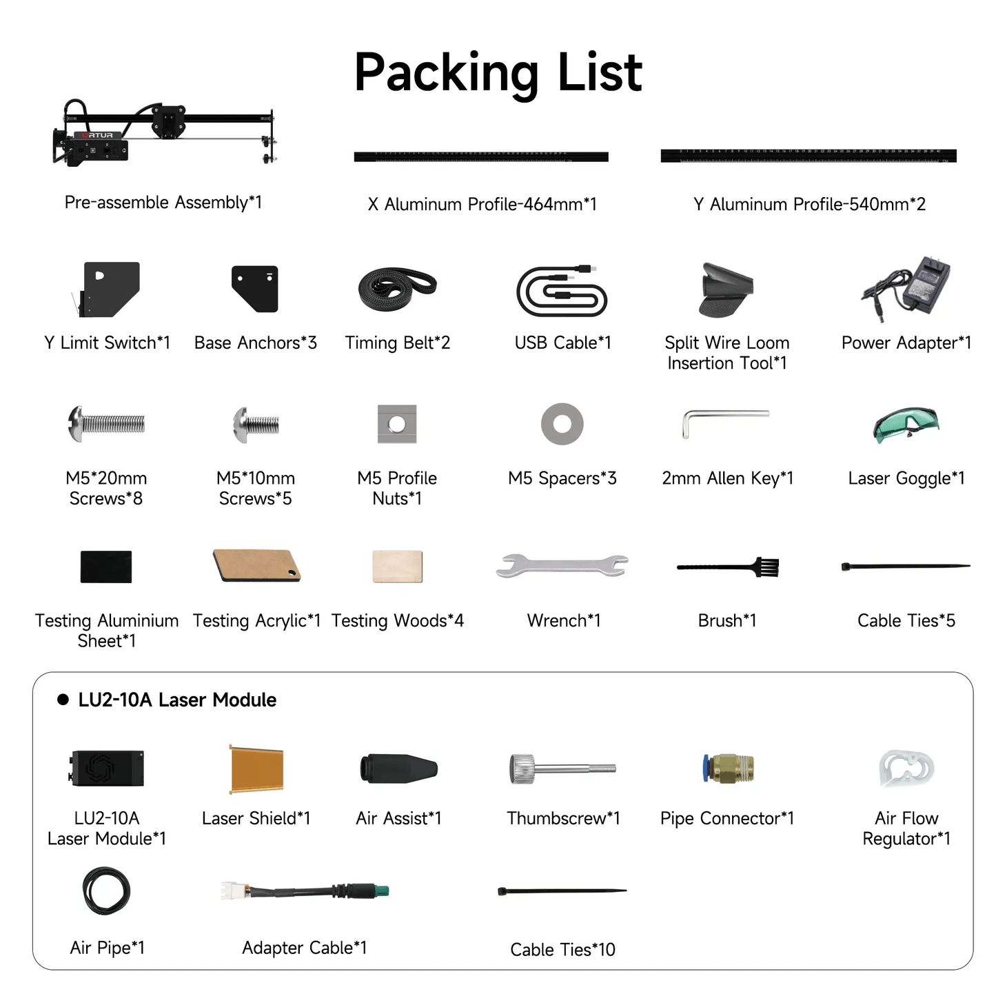 Ortur Laser Master 2 (LM2 S2) Laser Engraving & Cutting Machine