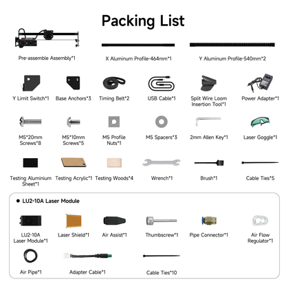 Ortur Laser Master 2 (LM2 S2) Laser Engraving & Cutting Machine
