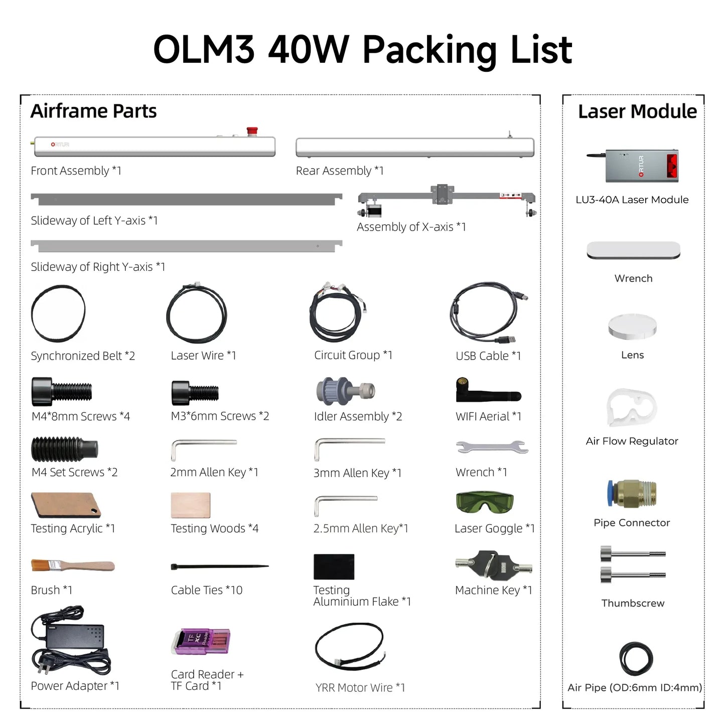 Ortur Laser Master 3 (LM3) Laser Engraving & Cutting Machine