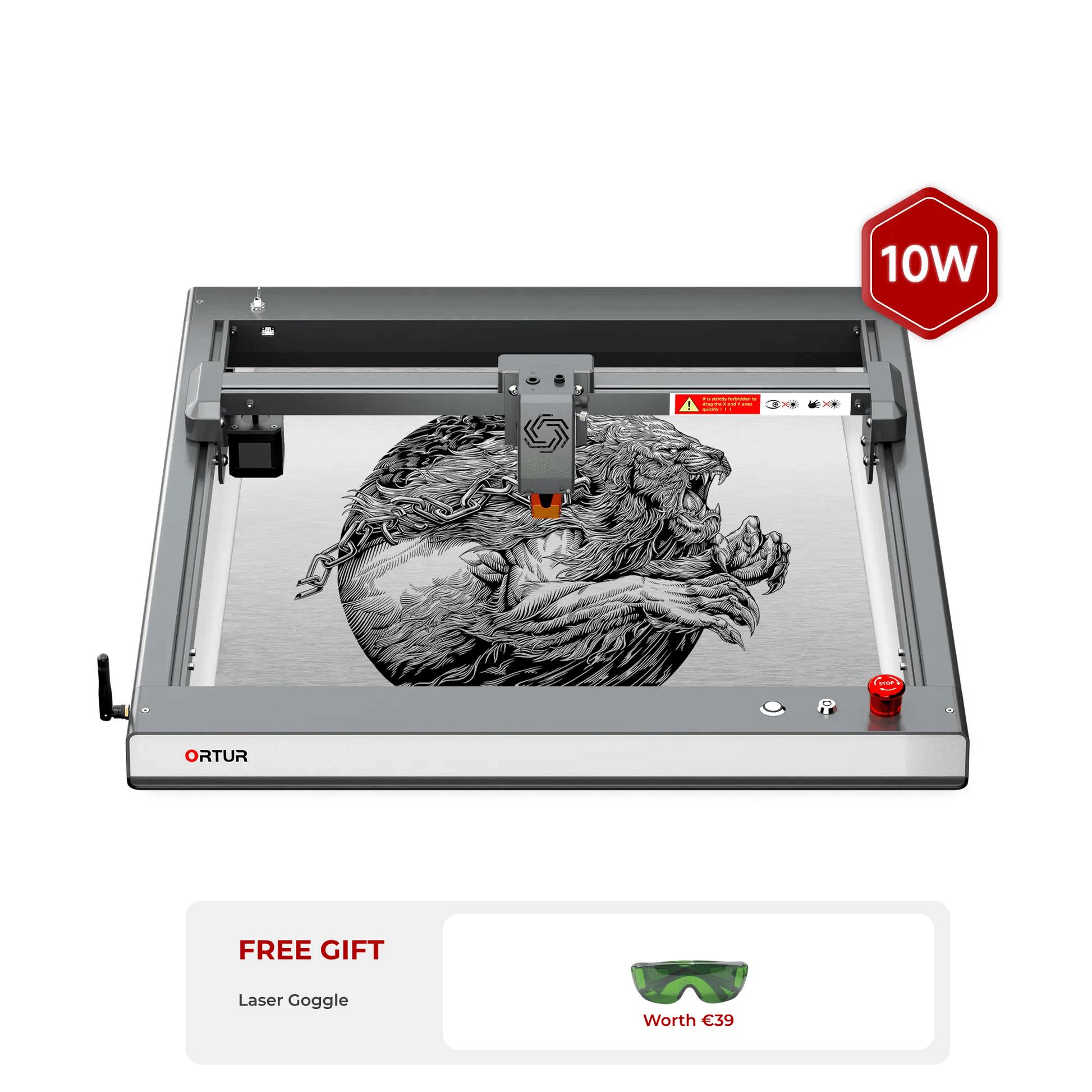 Ortur Laser Master 3 (LM3) Laser Engraving & Cutting Machine 10W OLM3 Basic