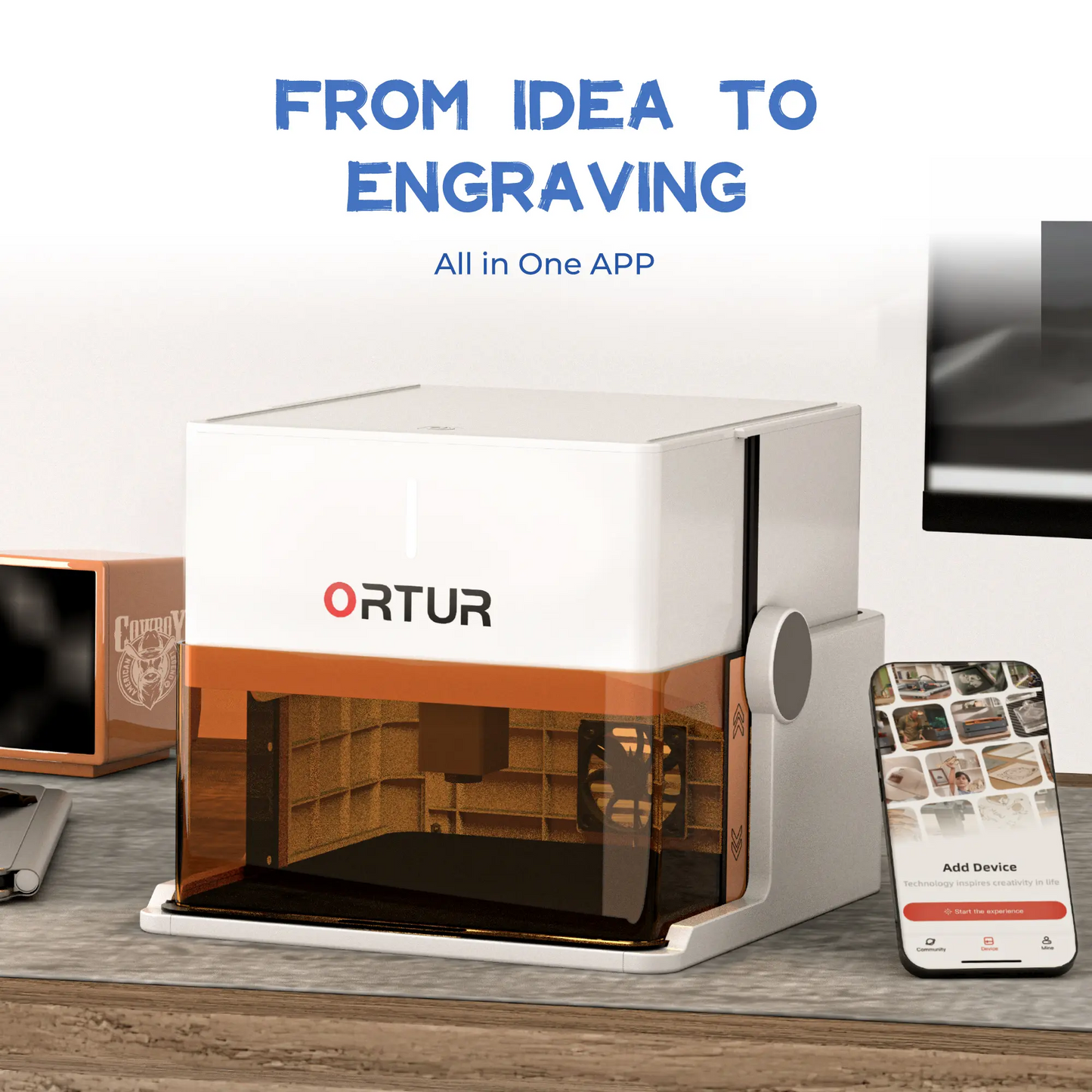 Ortur R1 Lasergravierer 5W & 1.3W Infrarot